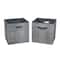 2 Pack Household Essentials 13" Fabric Storage Bins